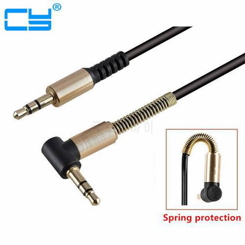 3.5mm audio cable 90degree right angle jack 3.5mm aux cable for car Phone MP3/4 headphone beats speaker aux cord