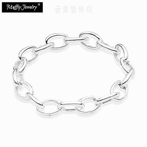 Silver Basic Chain Bracelet,Europe Style Good Jewelry For Women,2017 Gift In Silver,Super Deals,DIY Jewelry Accessories