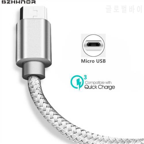Nylon Micro USB USB 2A Fast Charging for Samsung Galaxy J7 Duo 2018 , J5 Prime , J7+J7 Prime 2 , On7 Prime Data Sync Charging