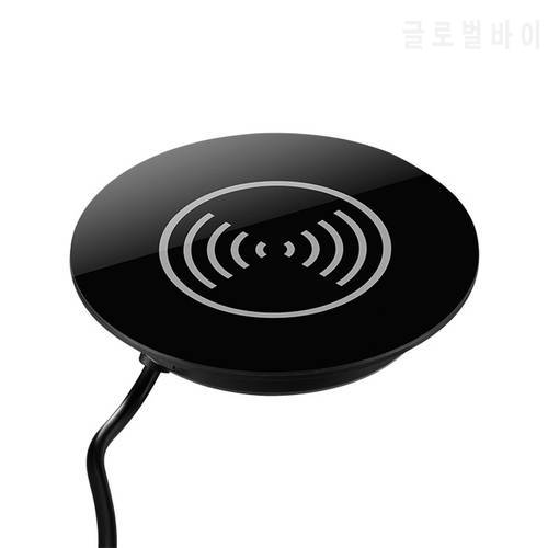 10W QI Embedded Wireless Charger Pad Furniture Office Cafe Desktop Table For iPhone 11Pro XR XS Max Samsung S10 S9 Fast Charging