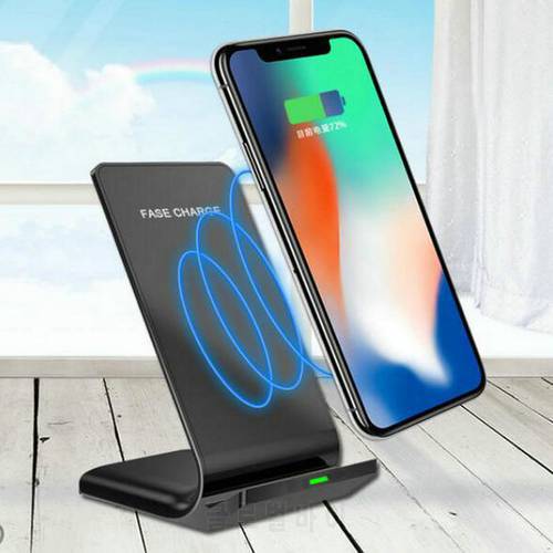 10pcs/lot Qi Fast Wireless Charger Dock Station For iPhone XS Max XR For Samsung Note 9 S9 Plus S8 S7 Xiaomi mix 3