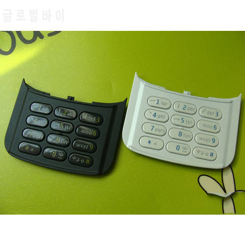 Black/White New Ymitn Mobile Phone Housing Cover Case Keypads Keyboards For Nokia N86 free shipping