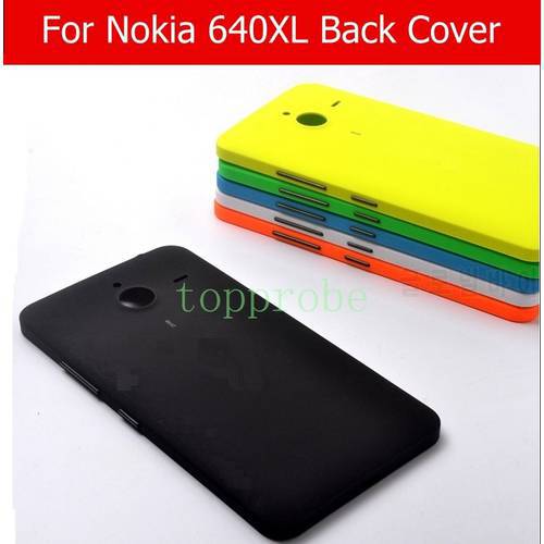 High quality Rear cover for Nokia 640XL battery housing door for Microsoft lumia nokia 640XL back cover case +1pcs film for free
