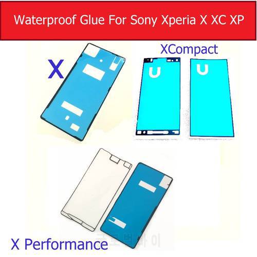 Front LCD and Back Cover Adhesive Glue Tape For Sony Xperia X/X Compact/X Performance Touch Screen Frame Waterproof Sticker