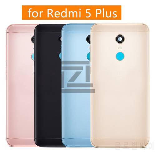 for Xiaomi Redmi 5 Plus Battery Back Cover Metal Rear Door Housing + Side Key for Redmi 5Plus Replacement Repair Spare Parts