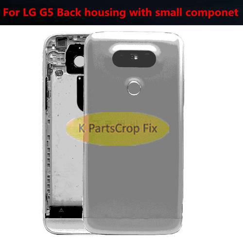 for G5 Back Cover Case Replacement for LG G5, Rear Housing Door Battery Cover for LG H868 H850 h840 H830 WITH fingerprint sensor