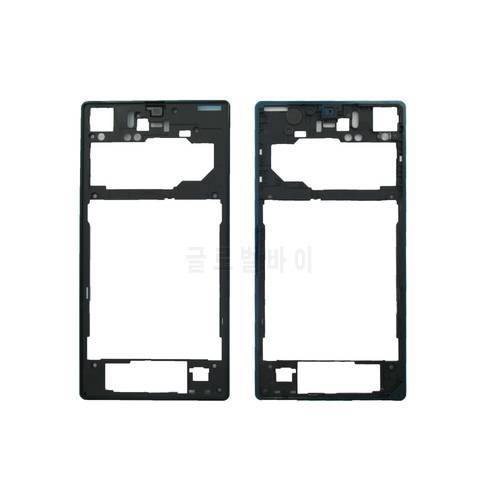 Repair Part For Sony Xperia Z1 L39h C6903 White/Black/Purple Color Rear Back Frame Chassis Housing With Adhesibe Sticker