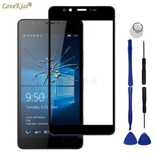 N950 XL Front Panel For Microsoft Nokia Lumia 950 XL 950XL N950 Touch Screen Sensor TP LCD Display Digitizer Glass Cover Tools