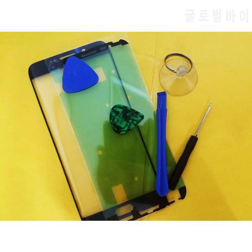 Replacement LCD Touch Screen Front Glass Outer Lens For samsung S6 edge+ G928 S6 Plus G928F + Adhesive tools
