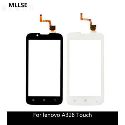 4.5 inch Mobile Phone Touch Panel Sensor For Lenovo A328 A 328 A328t Touchscreen Digitizer Replacement Outer Front Glass Screen
