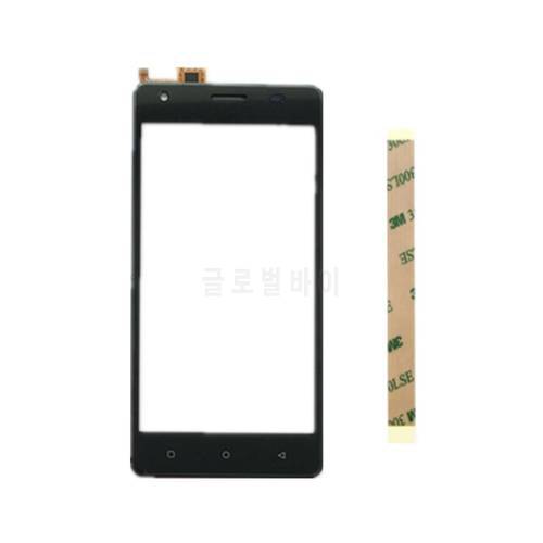 5.0inch Black For JUST5 Freedom M303 Cell Phone Front Outer Glass Lens Repair Touch Screen Outer Glass
