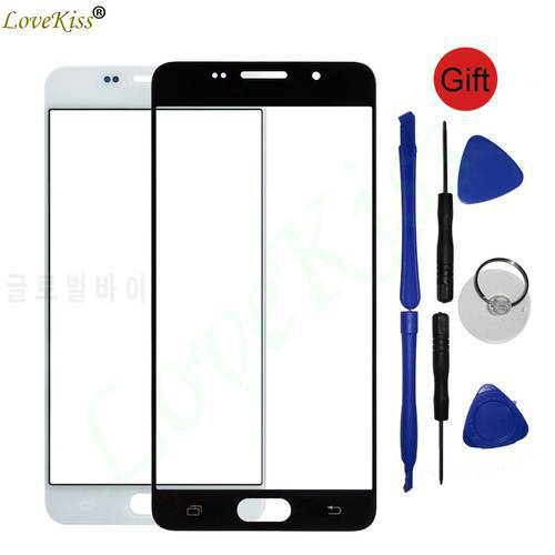 For Samsung Galaxy A3 A5 2015 A300F A500F 2016 A310 A310F A510 A510F Touch Screen Panel Front Outer Glass Lens Cover Replacement