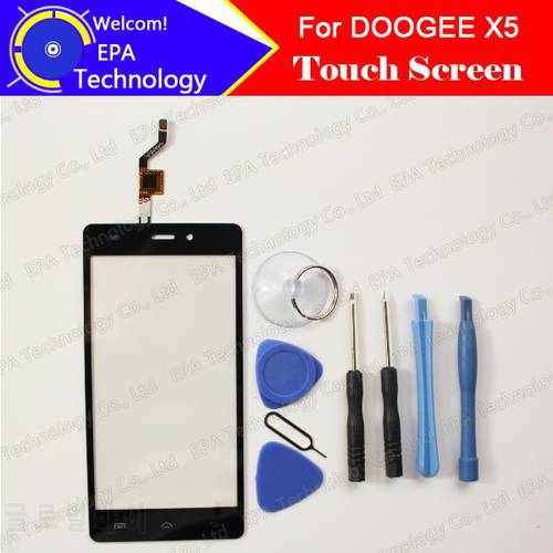 5.5 inch Doogee X5 Touch Screen Glass 100% Guarantee Original New Glass Panel Touch Screen For Doogee X5 Cell Phone