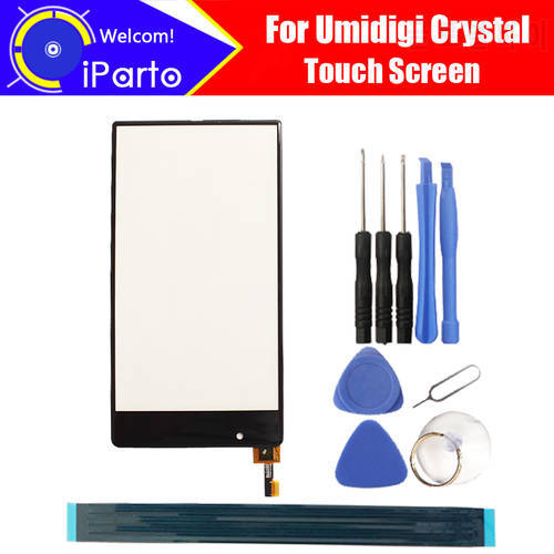 5.5 inch Umidigi Crystal Touch Screen 100% Guarantee Original Glass Panel Touch Screen Digitizer For Umi Crystal +tools+Adhesive