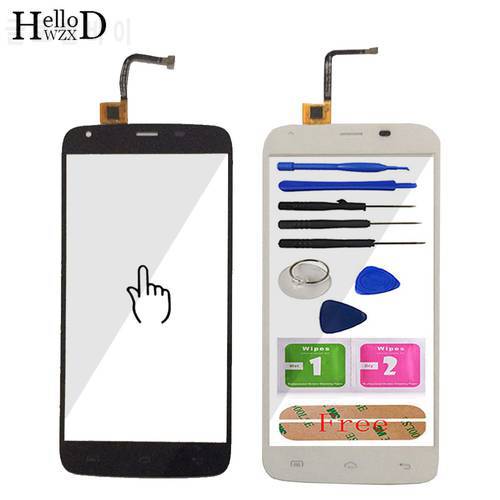 Mobile Phone For Doogee T6 / T6 Pro Front Class Touch Screen Digitizer Panel Assembly Lens Sensor Adhesive Screen Protector Gift
