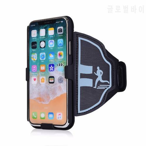 Arm Band Cover Sport Phone Case Armband for IPhone 11 Pro XS MAX XR 5 5s 6 6s 7 8 Plus Gym Running Phone Holder Hard Back Shell