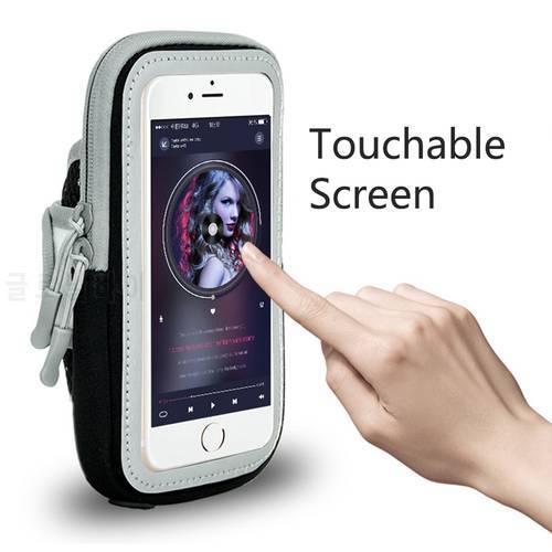 6.0 inch Universal Gym Jogging Running Sports Cycling Touch Screen case for iphone 6 7 8 plus Brand Arm Bag for redmi 6 pro bag