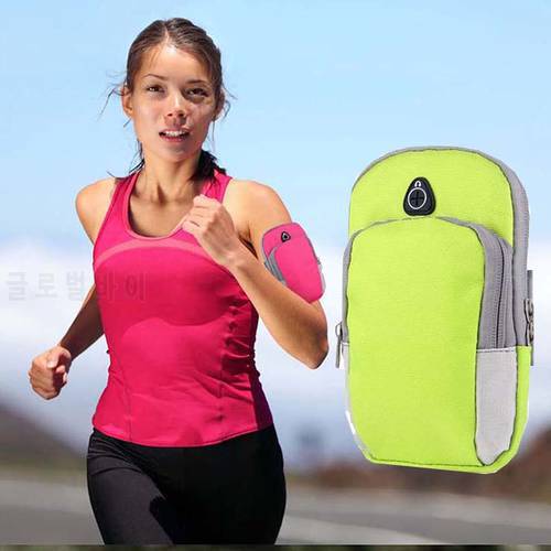 Sport Gym armband Case Zippered Fitness Running Armband phone Bag Pouch Waterproof Workout Cover for Mobile Phone Smartphone