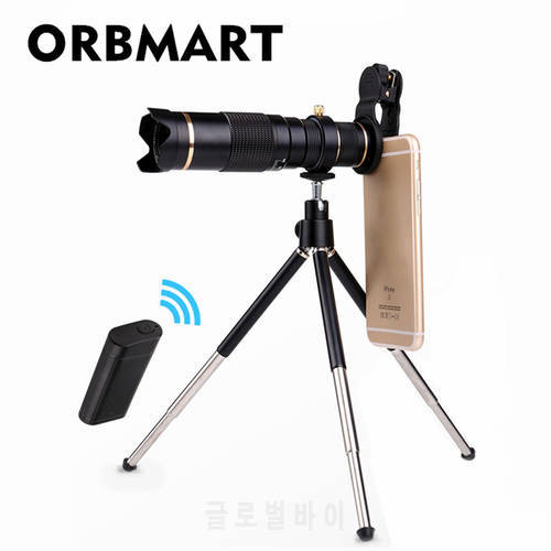 ORBMART 23X 4K HD Telephoto Telescope Universal Clip Mobile Phone Lense With Wireless Bluetooth Control and Collection Bag