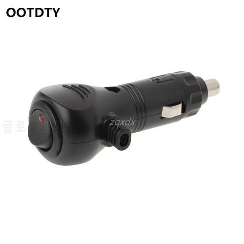 Car Cigarette Lighter Socket Plug Charger Connector LED On Off Switch 12V DC Whosale&Dropship