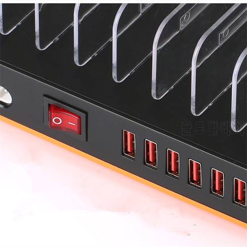 Go2linK 15 Ports Charger Station Dock with Holder 100W 5V 3.5A Max USB Charging for Smart Phone