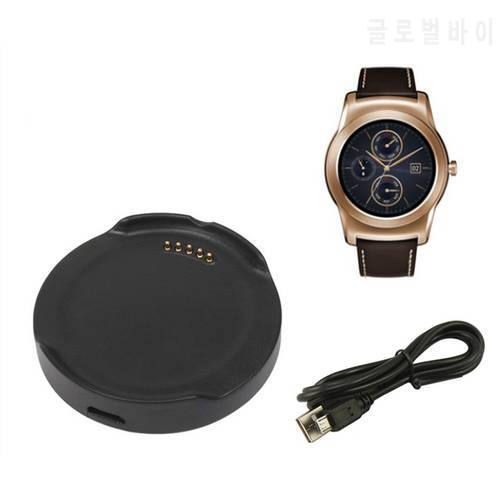 For LG G Watch Urbane W150 Charger Smart Watch Dock Cradle with Micro USB Charging Cable for LG G Watch R W110 Power Adapter