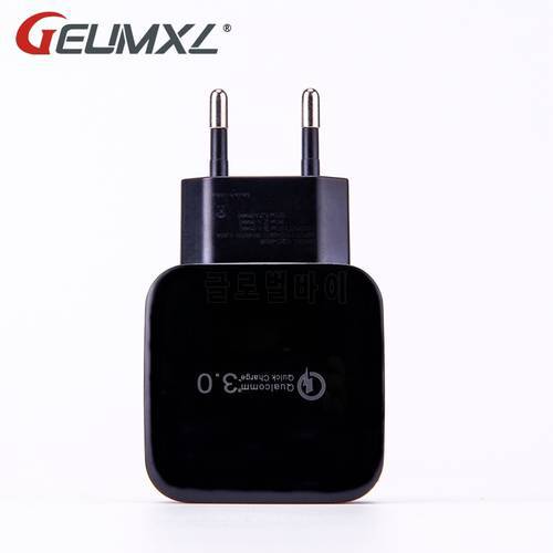 GEUMXL Quick Charge 3.0 EU 5V 3A Smart Travel USB Charger Adapter Mobile Phone Charger for iPhone Samsung Xiaomi Huawei