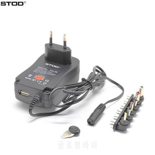 STOD Wall Adjustab Charger 3V To 12V Voltage Adjust Switch Power Supply USB Charge Cellphone DVB Camera Router LED Light Adapter