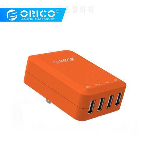 ORICO 4 Port USB Smart Charger Wall Charger Folding Plug Design For Phone/Pad US Plug