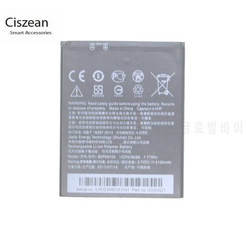 Ciszean 1x 2100mAh B0PE6100 Battery For HTC Desire 620 620G D620 D620G D820MT D820mini D820MU A50M Batterie Bateria Batterij