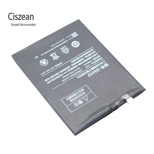 Ciszean 1x New 3.85V 4760/4850mAh BM49 BM 49 Phone Replacement Li-Polymer Battery for Xiaomi Mi Max Batteries