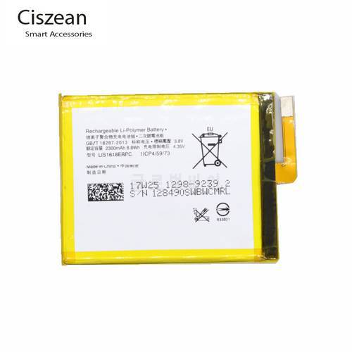 1x 2300mAh LIS1618ERPC Replacement battery for SONY Xperia XA F3111 E5 F3116 F3115 F3311 F3112 F3313 cell phone