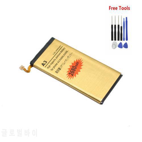 1x 2680mAh EB-BA300ABE 3.8VDC Replacement Battery For Samsung Galaxy A3 (2015) A3000 A3009 SM-A300F A300F SM-A300FU A300 + Tool