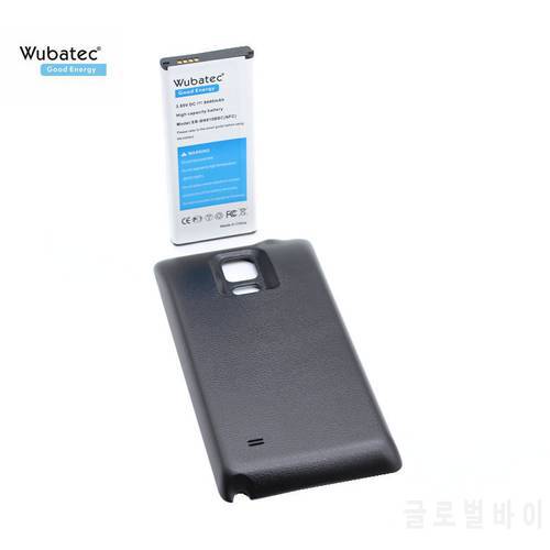 Wubatec 1x Note 4 NFC Battery 6440mAh for Samsung Galaxy Note4 N910F N910C N910V N910T N910G + Case EB-BN910BBE Extended Battery
