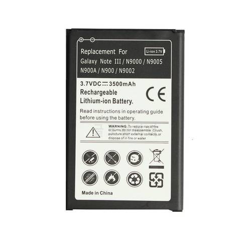 1x 3500mAh B800BC/BE/BU/BZ Replacement Battery For Samsung Galaxy Note III 3 N9000/W N900/A N9002 N9005 N9006 N9008 N9009