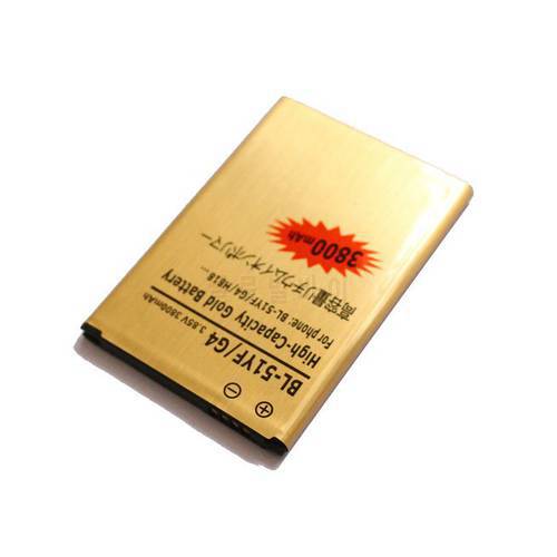 Ciszean 10pcs/lot 3800mAh BL-51YF Gold Replacement Li-ion Battery For LG G4 H818 H818N VS999 F500 F500S F500K F500L H815