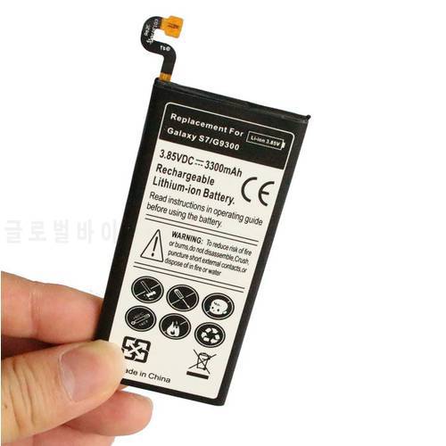 10pcs /lot 3300mAh EB-BG930ABE Replacement Battery For Samsung Galaxy S7 SM-G930 G930V G930A G930T G930P G930F Bateria Batterij