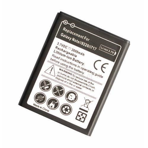 1x 2600mAh EB615268VU Replacement Battery For Samsung Galaxy Note I9220 GT-N7000 I717 T879 Free Shipping