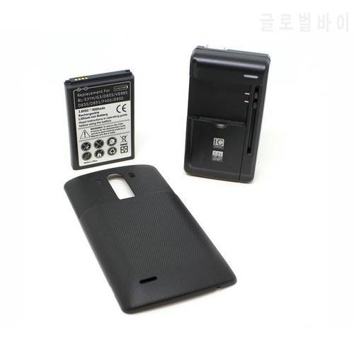 6800mAh Extended Battery + 3 Optional Color Cover + Universal Charger For LG G3 BL-53YH G3 D855 F400 D830 D850 VS985 D850 D851