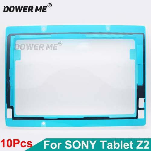 10Pcs/Lot Front LCD Screen Display Sticker Frame Waterproof Adhesive For Sony Xperia Tablet Z2 SGP521/541 SGP511/512/561