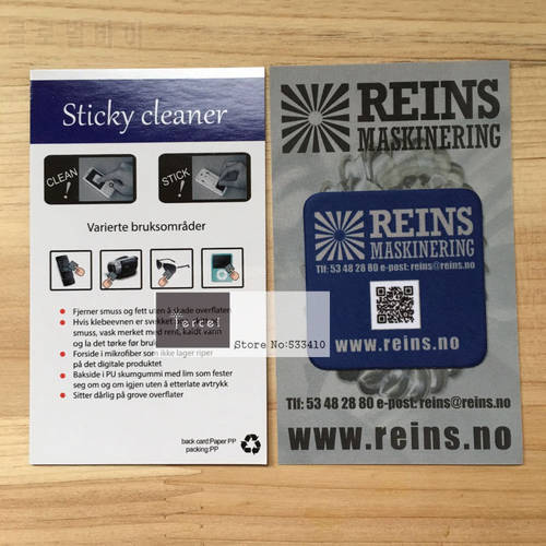 100pcs 40x50mm 2019 Hot Promotional customized Sticky Phone Cleaner for Sale/Magic cleaner with Free Shipping by Fedex Express