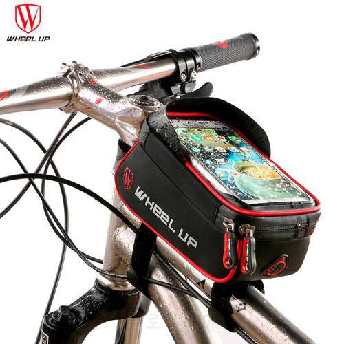 INIZEAL Waterproof Bike Wallet Phone Holder 6 inch Touch Screen Bicycle Tube Smartphone GPS Bag suporte celular Dirt-proof
