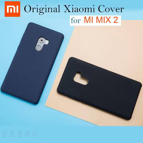 Original Xiaomi Mi MIX 2 Silicone Case Mi Mix2 Back Cover MiMix2 Black xiaomi mi mix2 Snapdragon 835 case cover 5.99 inch
