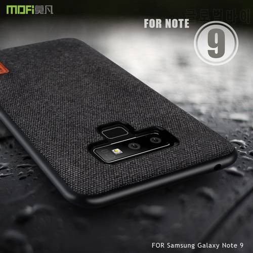 For Samsung Galaxy Note 9 Case Cover MOFI Galaxy Note 9 Back Cover Case For Samsung Note 9 Silicone edge Full Cover Fabric Case