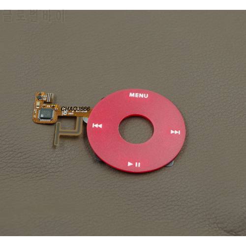 Red Color Clickwheel Click Wheel with Flex Ribbon Cable for iPod 5th gen iPod 5 Video 30GB 60GB 80GB U2 Special Edition