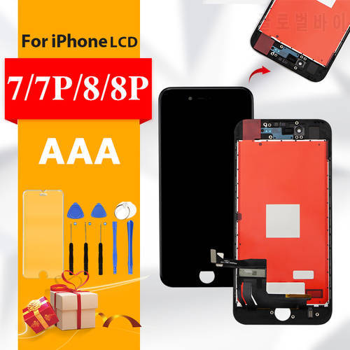 AAA+++ For iPhone 7 7Plus LCD Screen Replacement High Quality For iphone 8 Plus Display 8Plus No Dead Pixel With 3D Touch