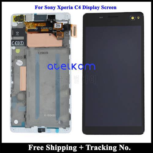 100% tested Grade AAA 5.5&39 For Sony Xperia C4 LCD Display For Sony Xperia C4 E5303 E5306 E5333 Screen Touch Digitizer Assembly