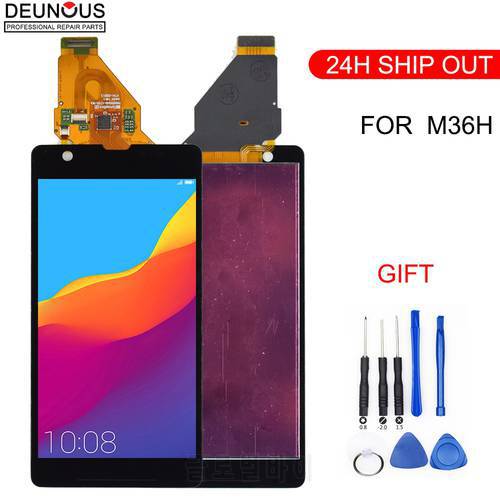 ORIGINAL For Sony Xperia ZR Display Touch Screen Replacement Screen For SONY Xperia ZR LCD Display M36h C5502 C5503 LCD