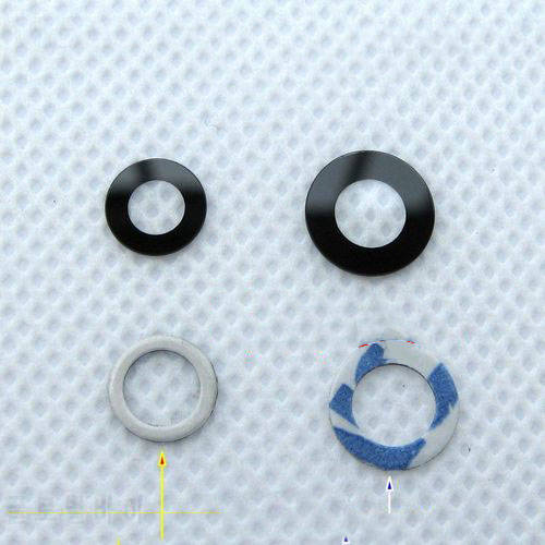 100% New housing Retail Back Rear Camera lens glass with Adhesives For HTC D626w Desire 626 626W d/t