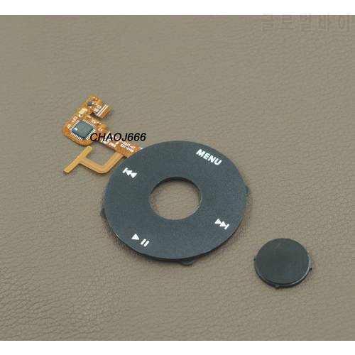 Black Clickwheel Click Wheel + Black Central Button for iPod 5th gen iPod 5 Video 30GB 60GB 80GB